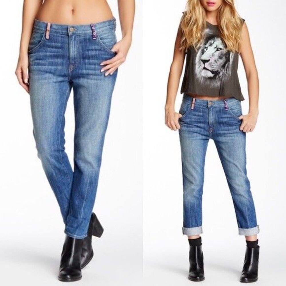 New! WILDFOX Marissa Spellbound Boyfriend Slouchy Skinny Jean Women's Size 25